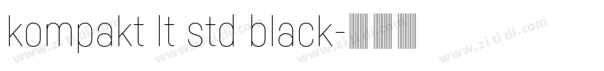 kompakt lt std black字体转换